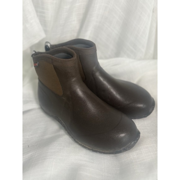 Hisea Men's Ankle Rain Boots Waterproof Non-slip Chore Working Wellies Size 9 - Picture 6 of 13